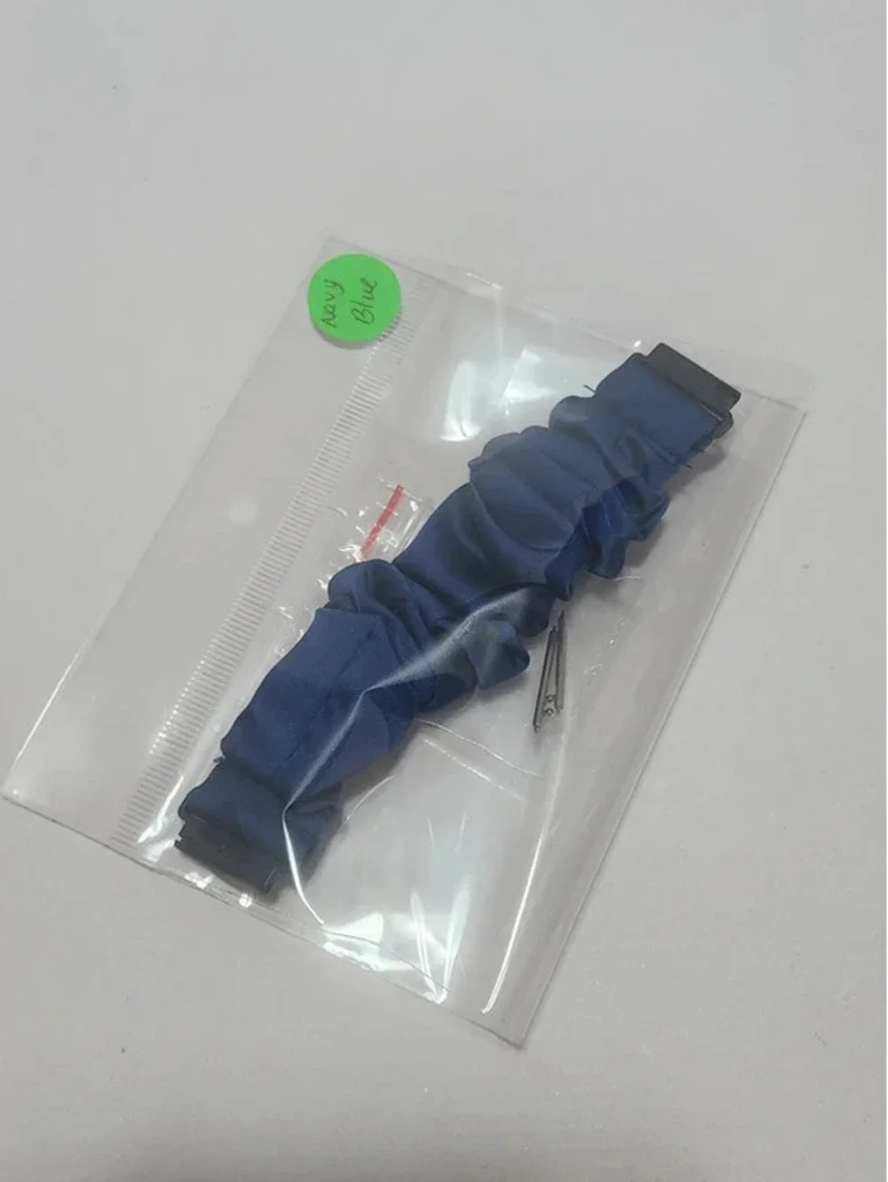 Scrunchies Watch Band for 20mm Compatible with Samsung7, 6, 5, 4  Color:NavyBlue